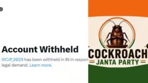 Cockroach-Janata-Party-X-Account-Block